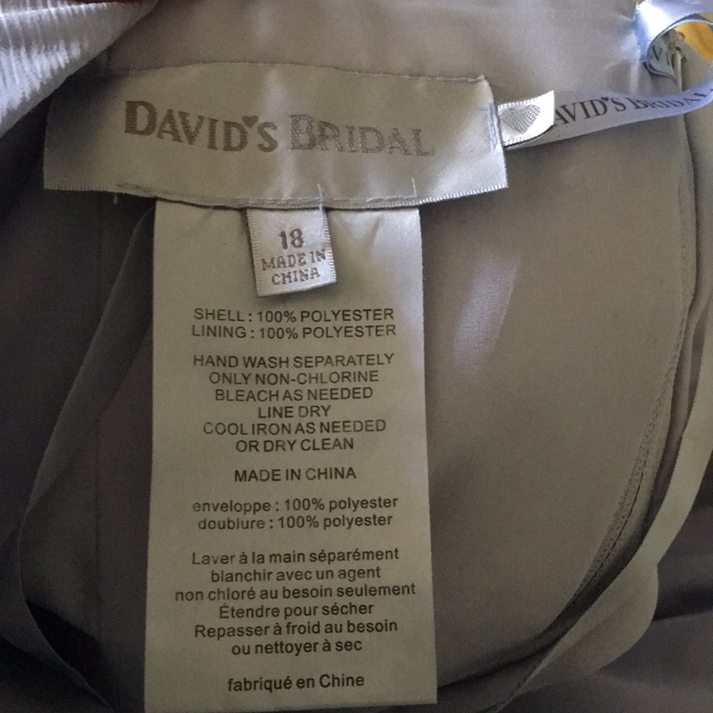 Bridesmaid dress size 18